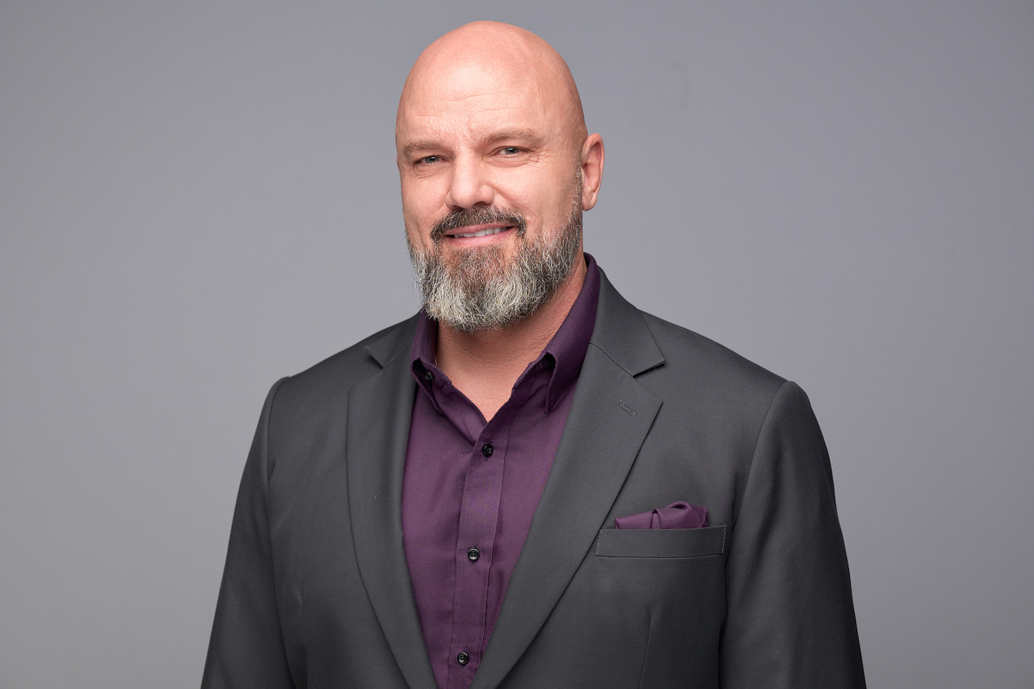 Brian Deitch, headshot, gray